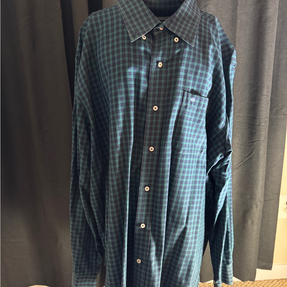 Men's Blue Checkered Shirt